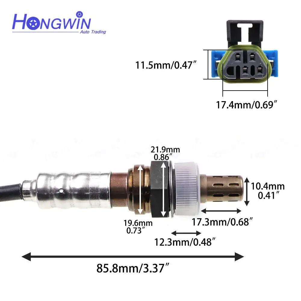 234-4294 Downstream O2 Oxygen Sensors For 2007-2012 Chevrolet Colorado GMC Canyon HummerH3 2.9L 3.7L 12604575 2133908 8126045750