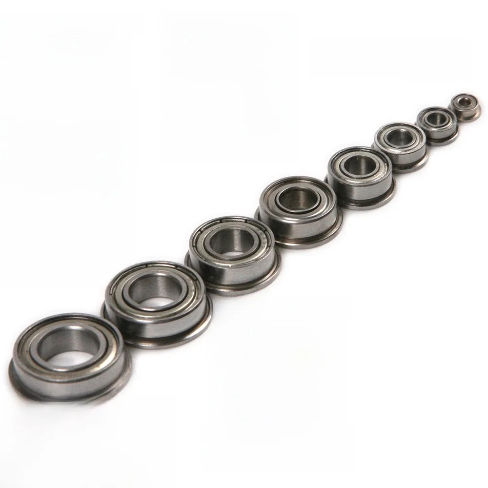 1pc F682ZZ F683ZZ F684ZZ F685ZZ do F6803ZZ miniaturowe łożysko kołnierzowe cienka ściana metalowe ekranowane z kołnierzem łożyska — zdjęcie 2