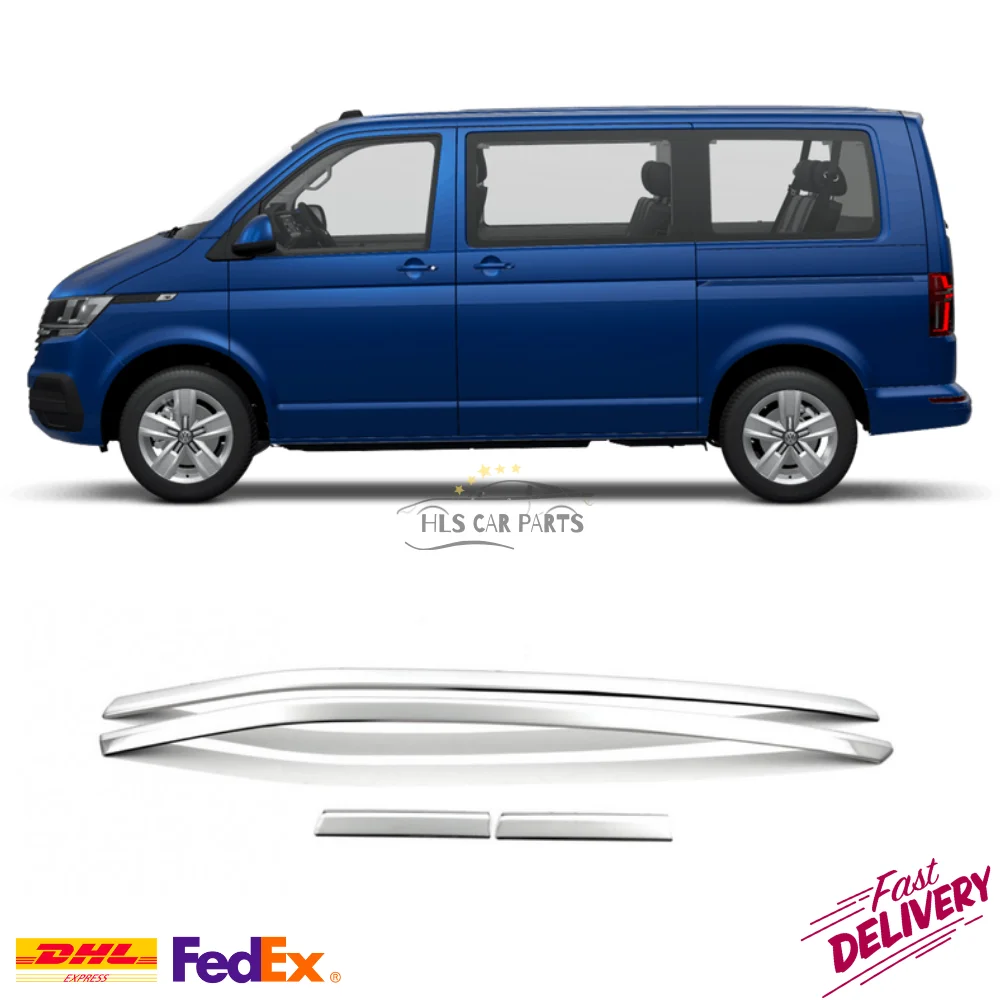 For Volkswagen Transporter T6.1 Chrome Front Bumper Trim 4 Pieces 2019 Onwards High Quality