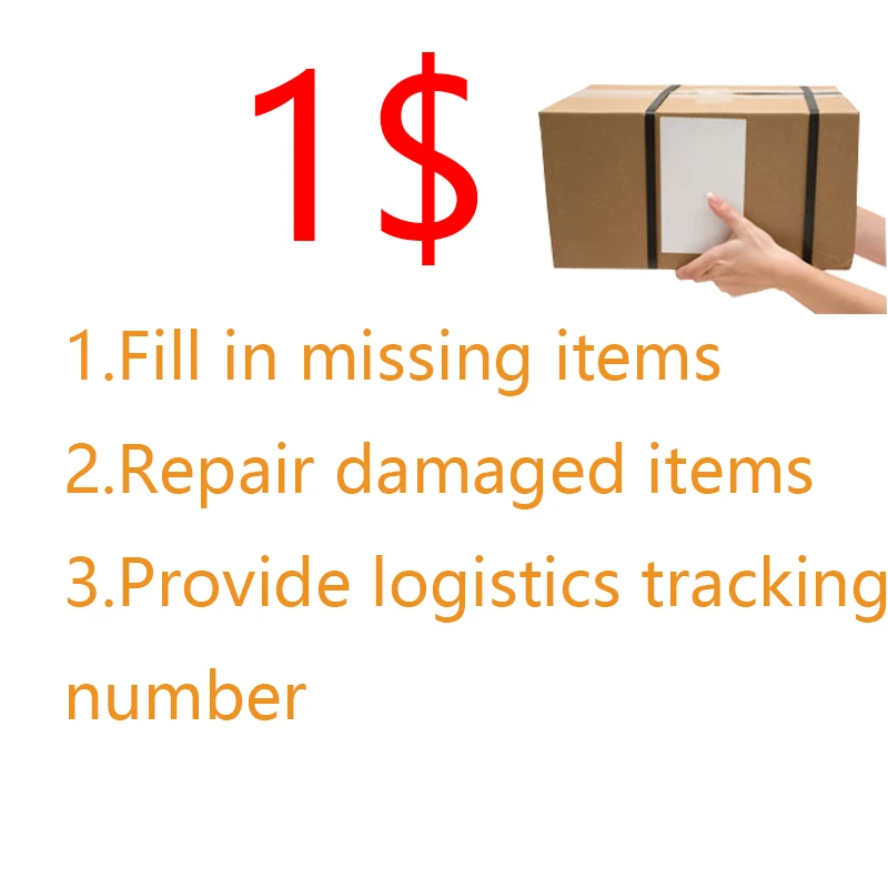 Fill in missing items Repair damaged items Provide logistics tracking number