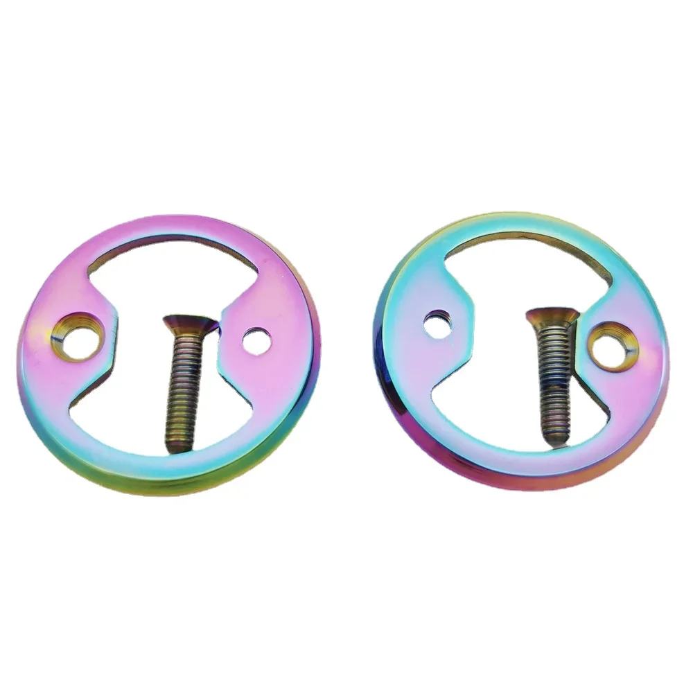 AliExpress ALLTOO 2PCS Titanium pedal plate ti bow tie fit Cycling Pro Mtb Bike Bicycle Pedal Plate Cleats Wahoo