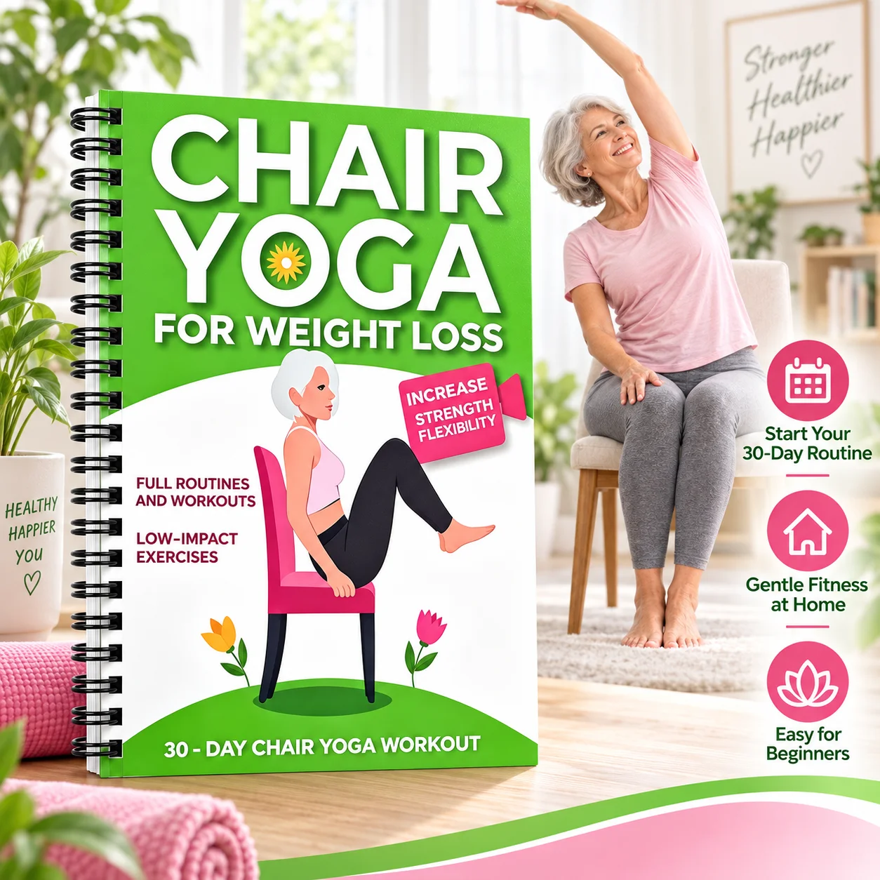 Chair Yoga Fitness Guide 8