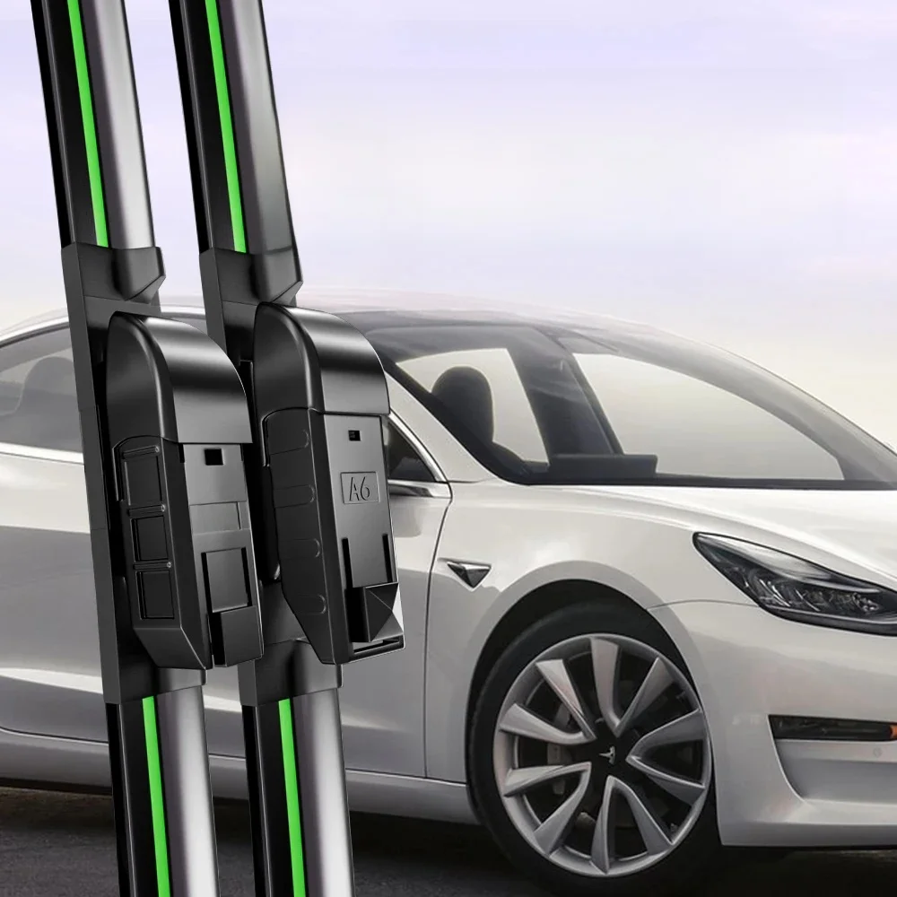 2szt Pióra wycieraczek przedniej szyby do Tesla Model S 3 Y 2012-2023 2013 2016 2017 2020 2021 2022 Akcesoria do szyb przednich — zdjęcie 2