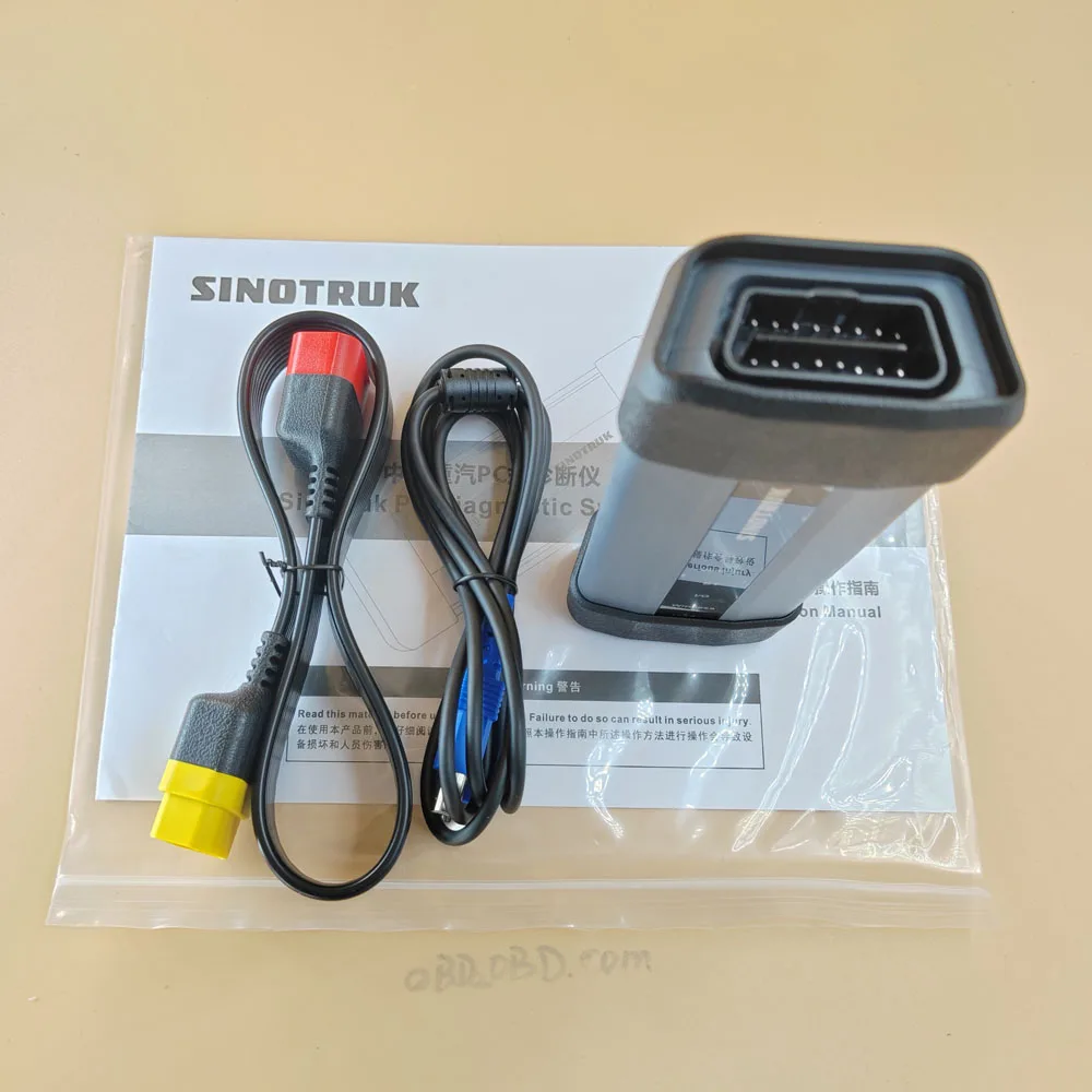 Sinotruk EOL OBD Diagnostic Kit DENSO Ccommon Rail Engine For HOWO SHACMAN WeiChai Cnhtc Sinotruck Diagnostic Tool