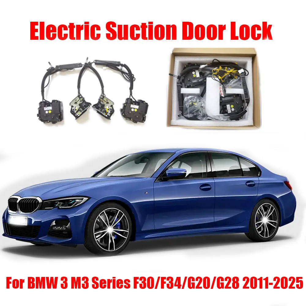 For BMW 3 M3 Series F30/F34/G20/G80 2011-2025 Car Electric Suction Door Power-assisted Closing Door Soft-close Function