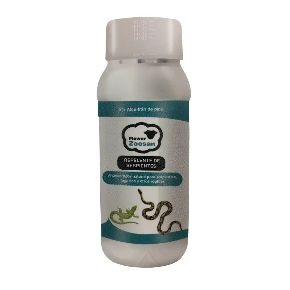 ZOOSAN snake repellent, 450 gr, outdoor use to deter snakes, lizards and other similar Reptiles. The content of the bottle (450 Gr) allows you to create a protection barrier of about 150 M.