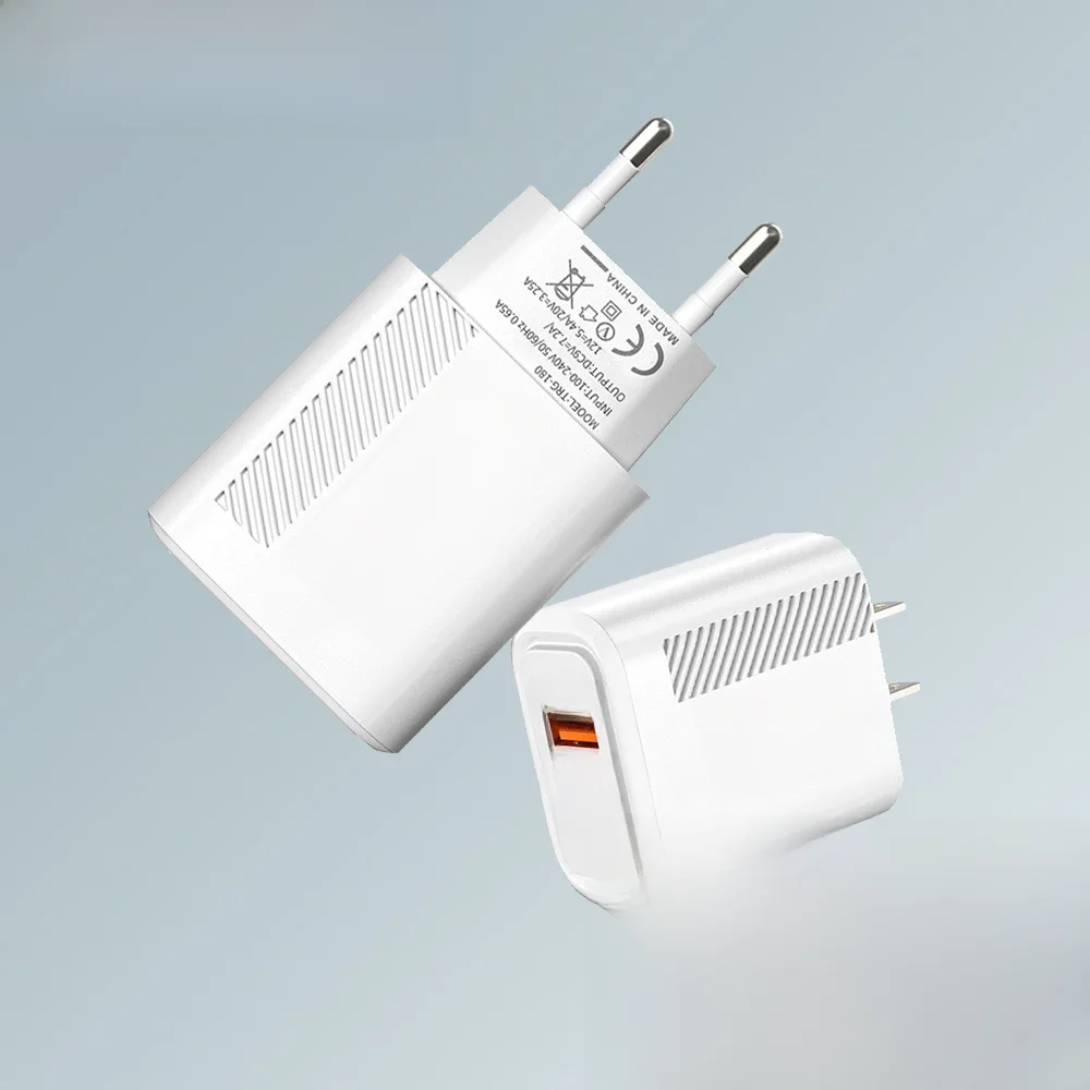 GaN USB Tipo C Carregador Rápido, Adaptador de Telefone, Carregador de Parede Rápido para iPhone,