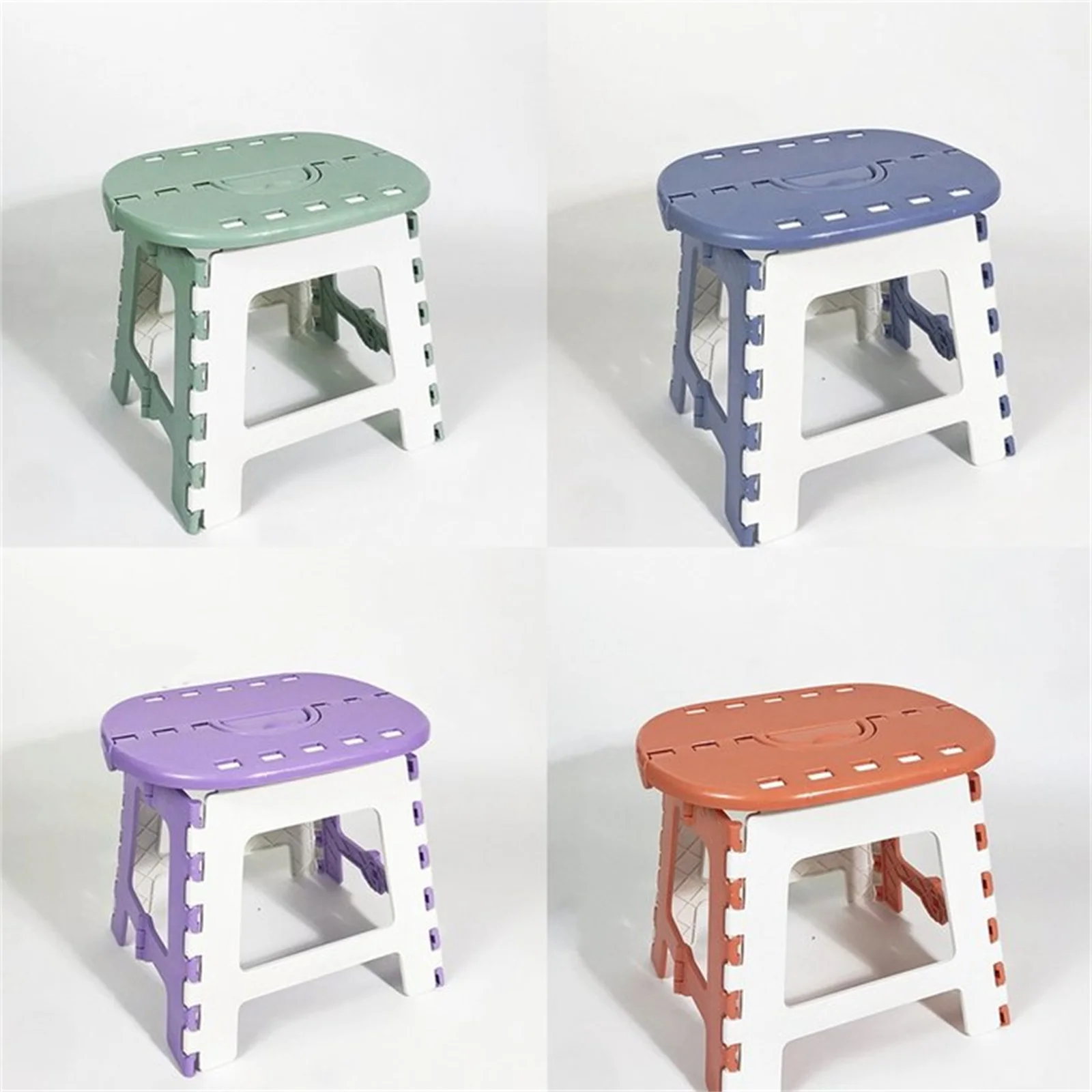 Folding stools plastic portable sturdy suitable for kitchen bathroom or bedroom outdoor chairs beach chairs fishing stools