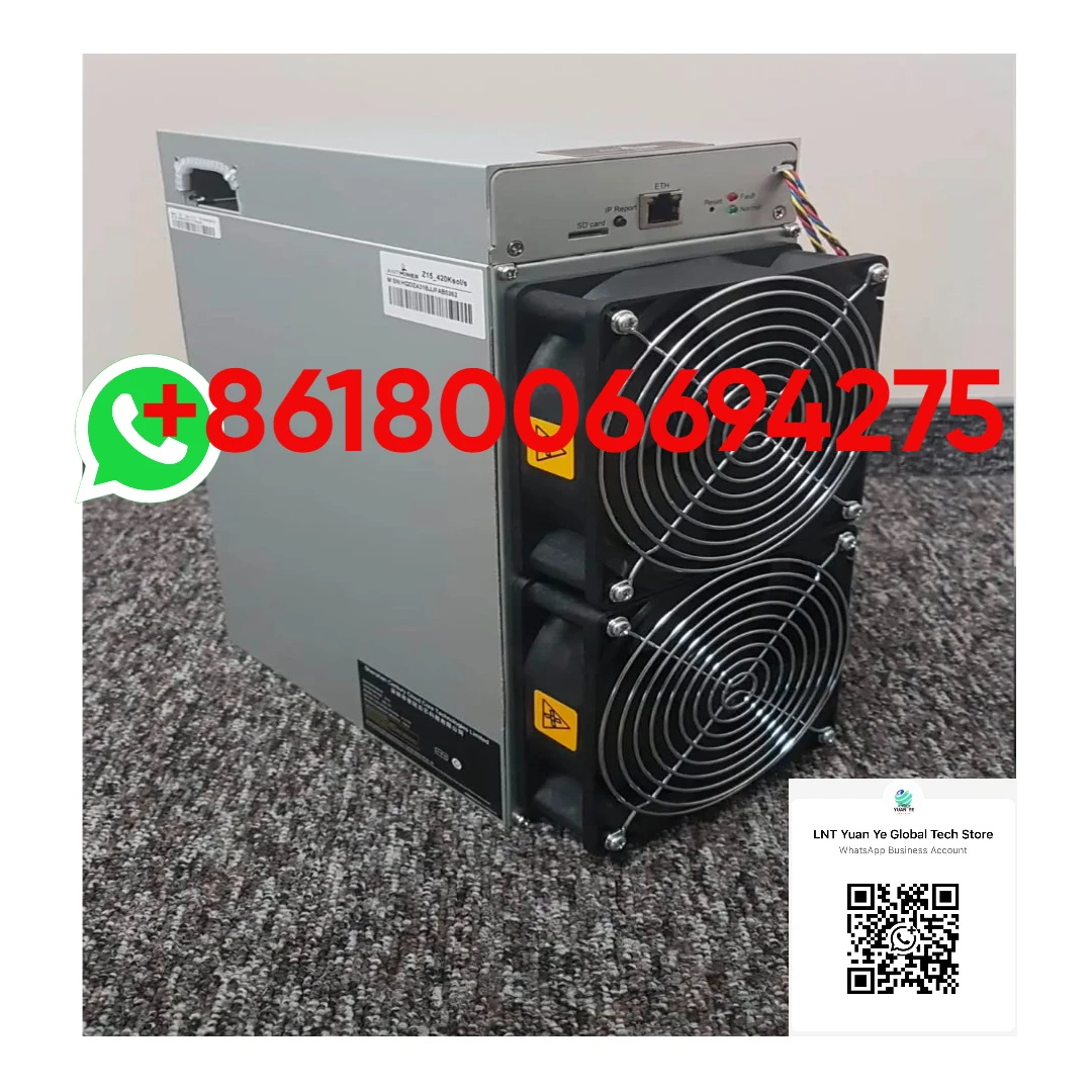 

B. HIGH PROFIT Bitmain Antminer Z15 (420KSol) 1510W Equihash ZCASH