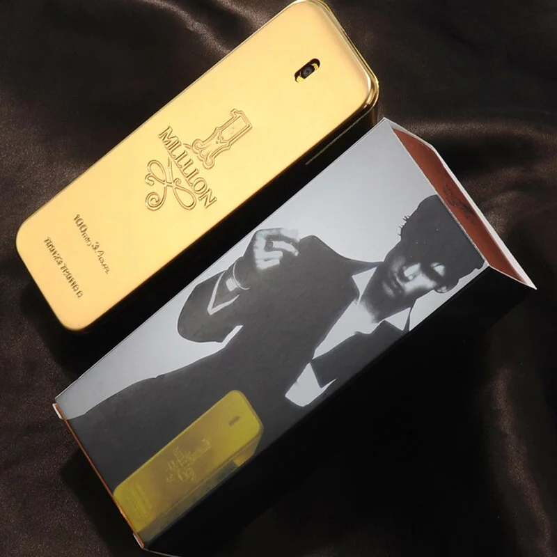 عطر المليونير الذهبي بخلاصة الطوب الذهبي، عطر خشبي غني وذكر يدوم طويلاً للرجال، 100 مل