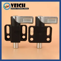 Square Cam Action Spring Latches Carbon Steel Lock-Out with Mounting Flange Parallel to the Latch Pin Lever Indexing Plunger