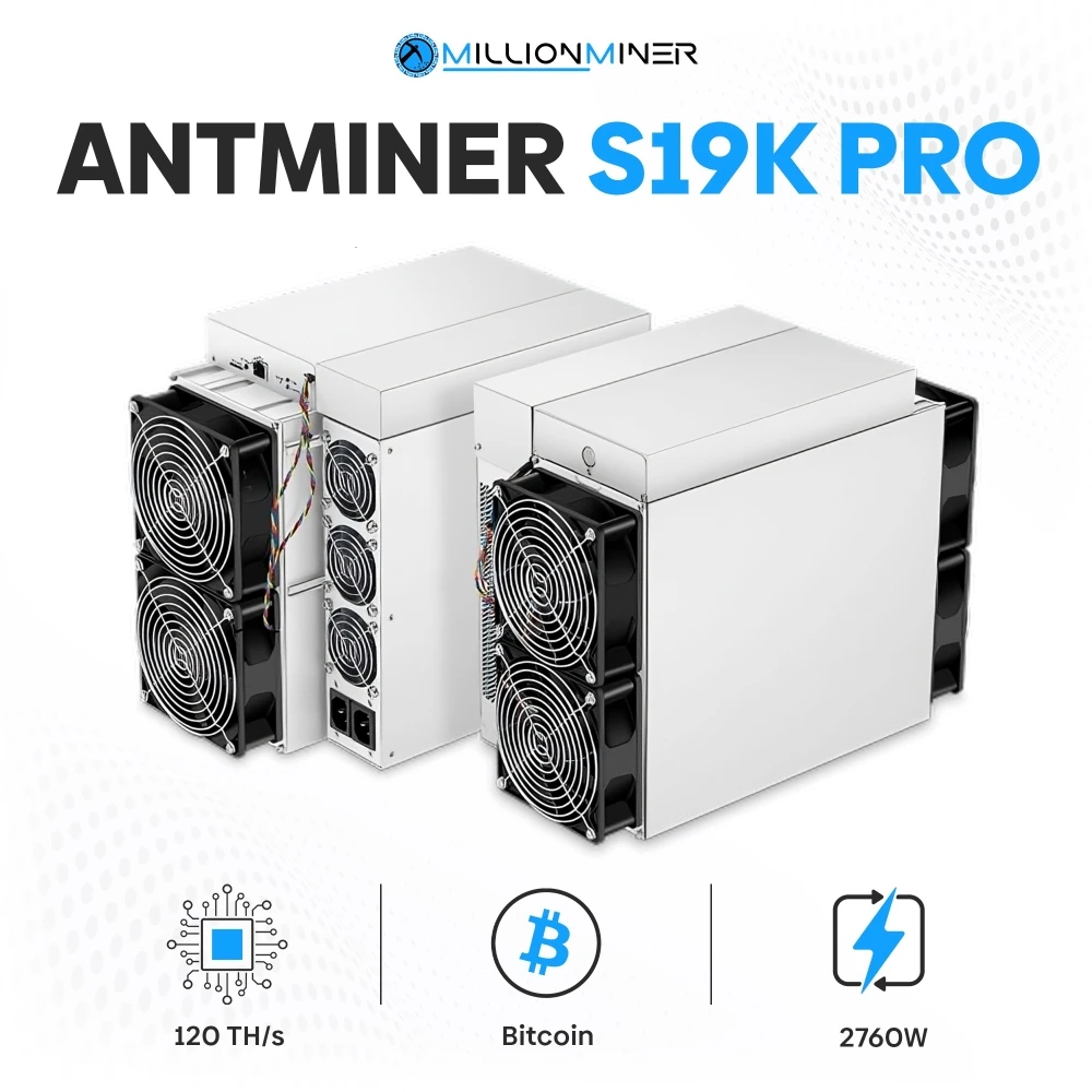 BAC Bitmain Antminer S19k Pro 120 th/s 2760W Ready TO ship