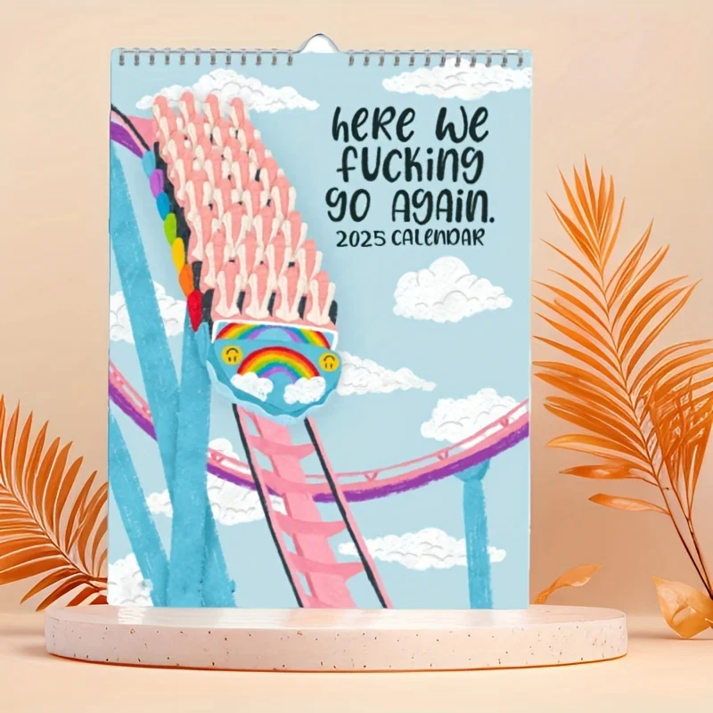 2026 Funny Desk Calendar - Witty & Sarcastic Monthly Planner with Notes, Humor Office Decor & Gag Gift for Coworkers