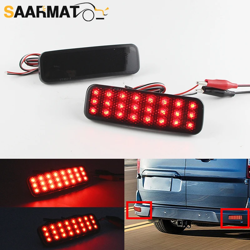 2 stücke LED Hinten Stoßstange Reflektor Brems Stop Licht 1778456 BK21515C0AA Für Ford Transit Van Custom Connect 2013-up