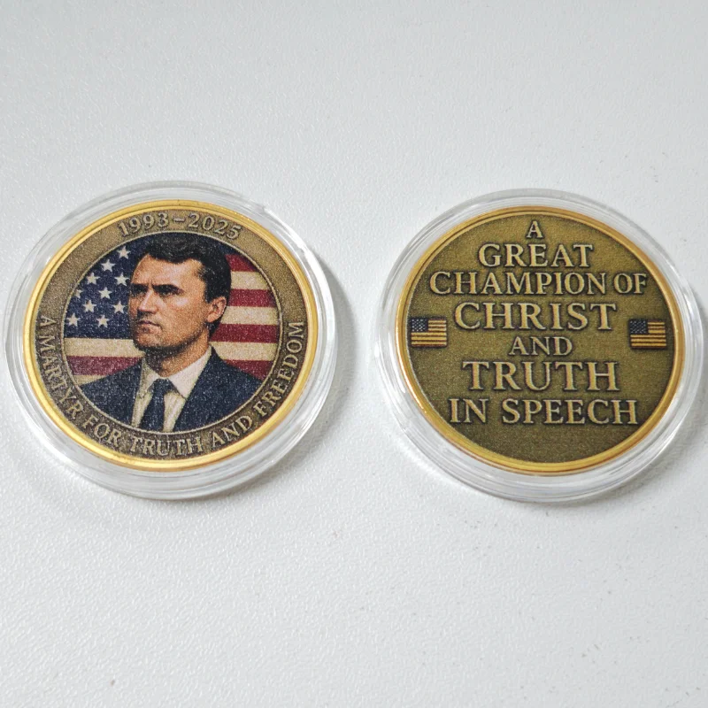 1993-2025 Charlie Memorial Coin - Great Champion of Christ and Free Speech Medal Craft Decoration Gift