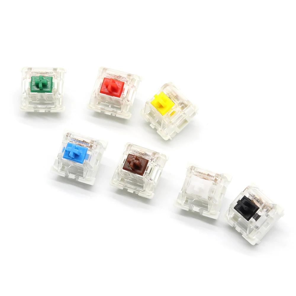 Gateron Mechanical Keyboard Switch KS9 3Pin Red White Blue 35g 55g 80g Clicky Linear Switch SMD LED CIY Gaming Switches