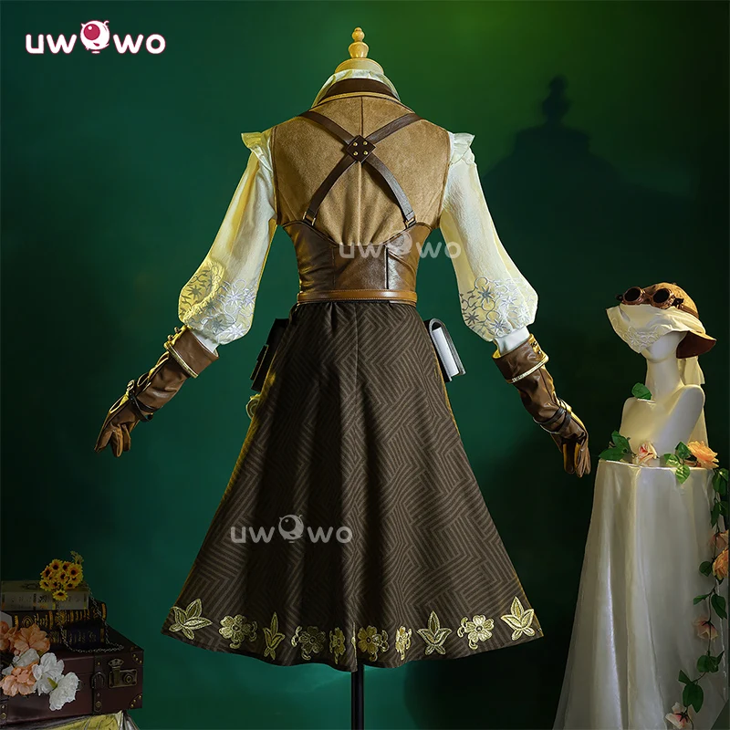 UWOWO Collab series: Game Identity V Entomologist Flower of the Wasteland Cosplay Costume With Prop Halloween Costume