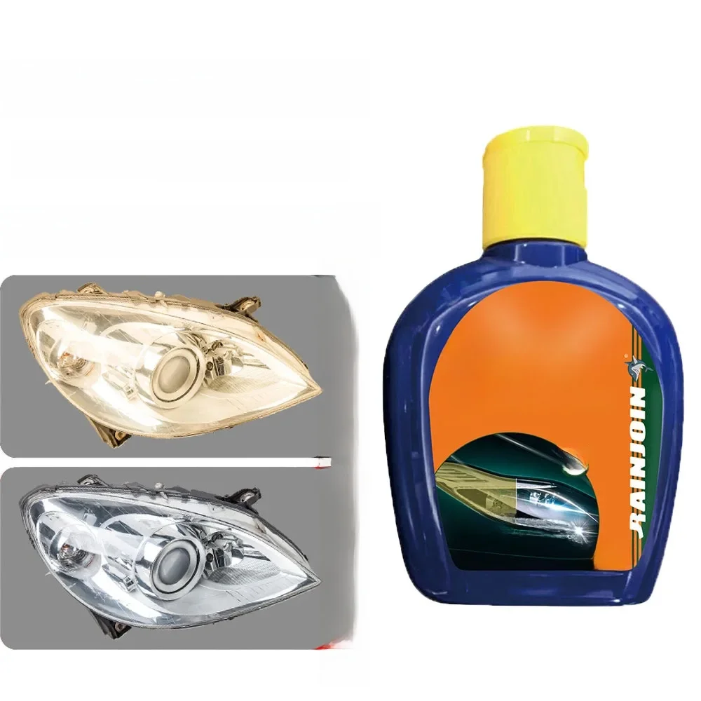 Car Headlight Polishing Restoration Kit Yellowing Scratch Repair Remove Oxidation Headlight Cleaner Car Headlamp Polisher