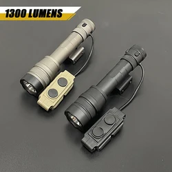 Dual Fuel Weaponlight Cloud Defensive REIN 1300lm LED Flashlight Torch 1.0 Micro Kit fit Picatinny Rail Hunting Airsoft