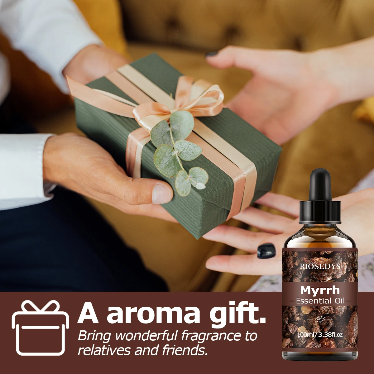 Myrrhe-Ätherisches Öl, warmes harziges Duftöl für Diffusoren, Aromatherapie & DIY-Duftbasteleien, reiches und geheimnisvolles Aroma – Detail 9