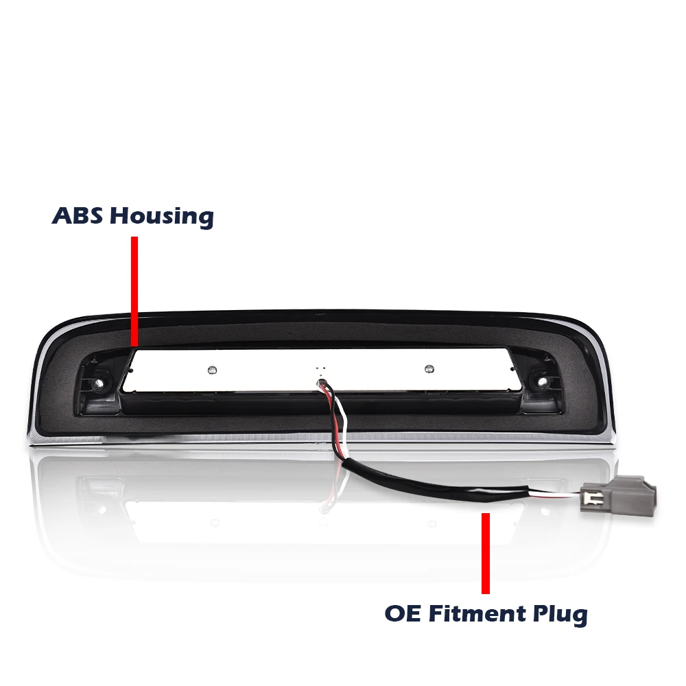 Led Third Brake Light for 2014-2020 Chevrolet Silverado Gmc Sierra 1500 2500Hd 3500Hd (for Models with Cargo Light) Clear Lens