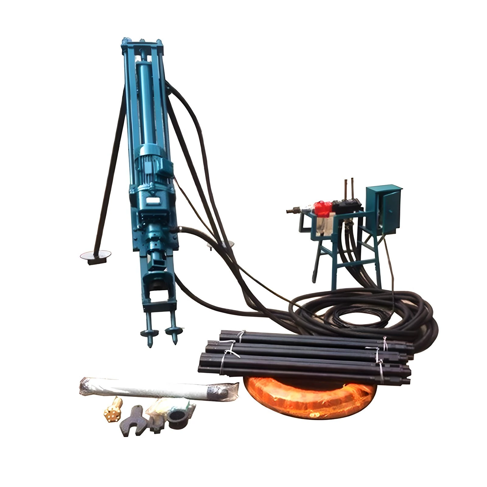 

Mobile Mining Down The Hole Drilling Rig with Dust Collector 40M Depth Pneumatic Down-The-Hole Drilling Rig for Efficient Impact