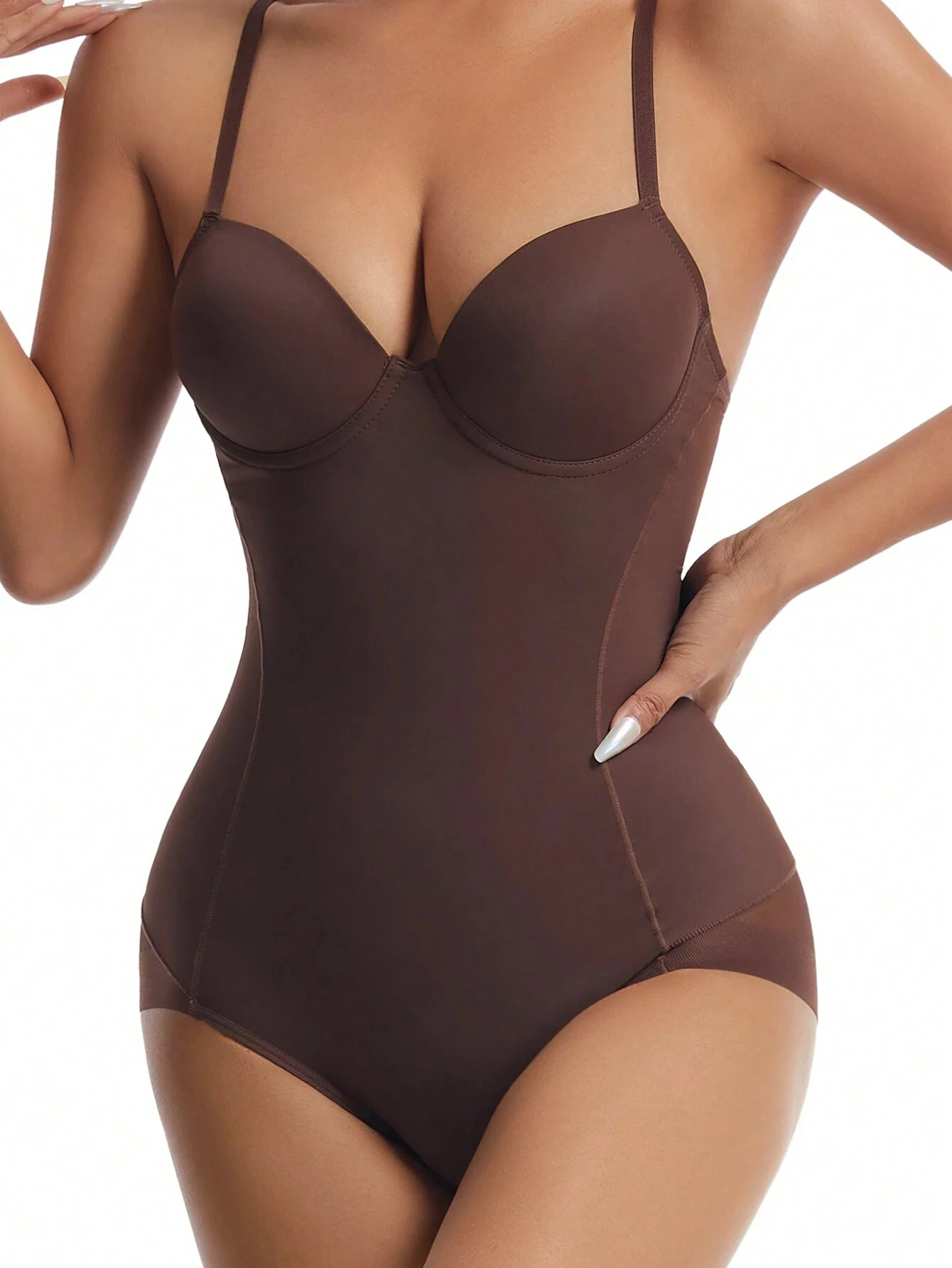Cintura feminina trainer moldar bodysuit com desossa corpo inteiro barriga controle shapewear cintura trainer espartilho