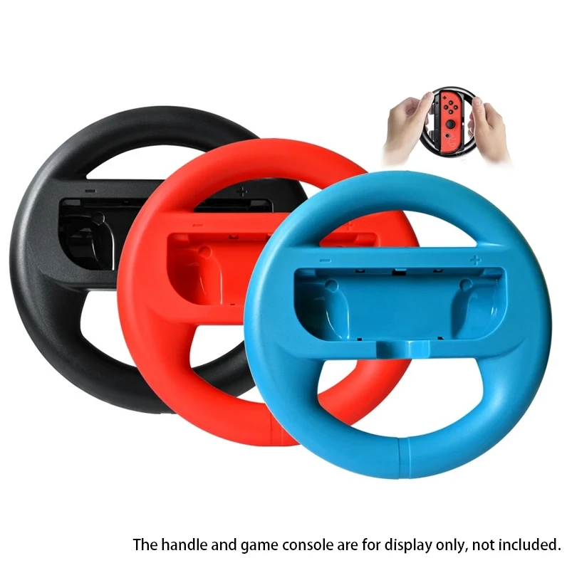 For Switch Gamepad Steering Wheel 2-Piece Set For Joy-Con Handle Steering Wheel