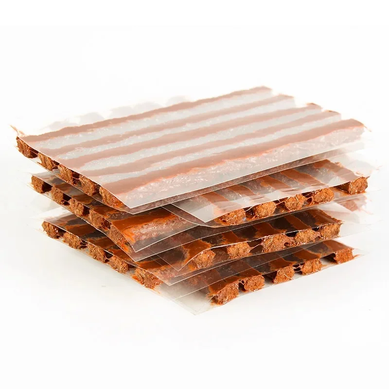 Bandes de Caoutchouc de Réparation de Voiture, Moto, Vélo, Tubeless, Opathie, Colle d'Agitation pour Crevaison, Urgence, 10 Pièces