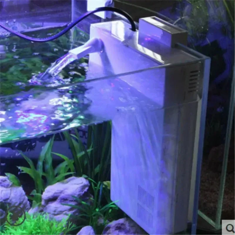 Nowość SP-200 SP-500 Wiszący filtr wewnętrzny z tyłu Może wkładać grzejnik do akwarium — zdjęcie 2
