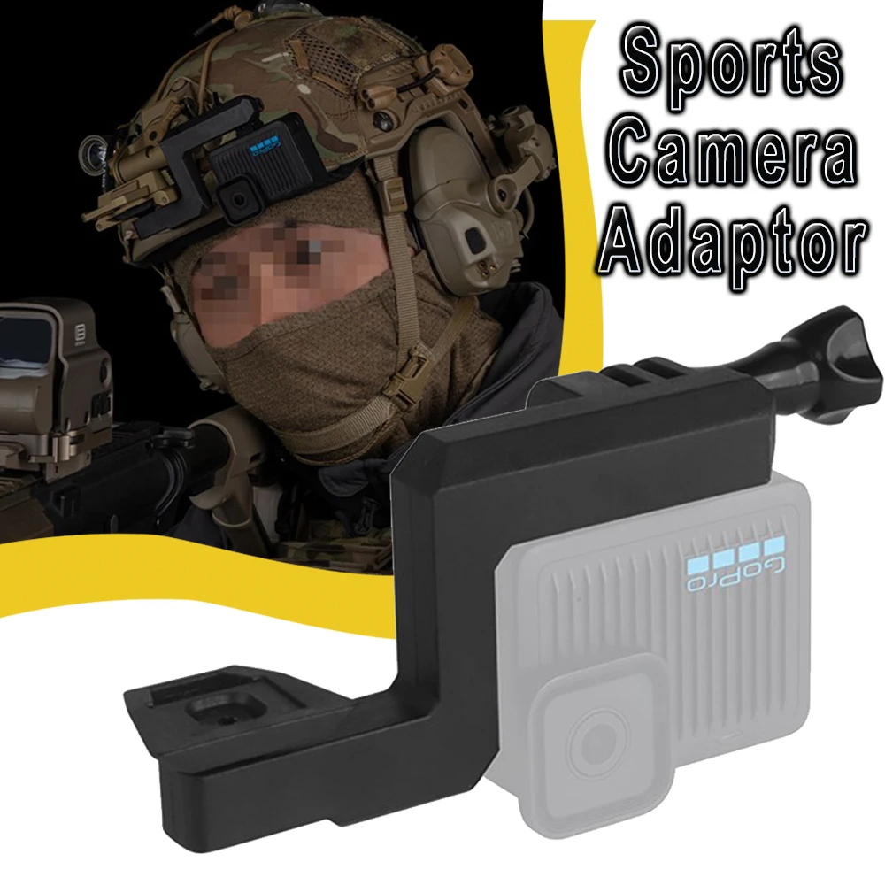 

Tactical Sports Camera Adaptor Accessory Shooting First-View Parts Bracket Compatible with GOPRO Cameras for Hunting Shooting