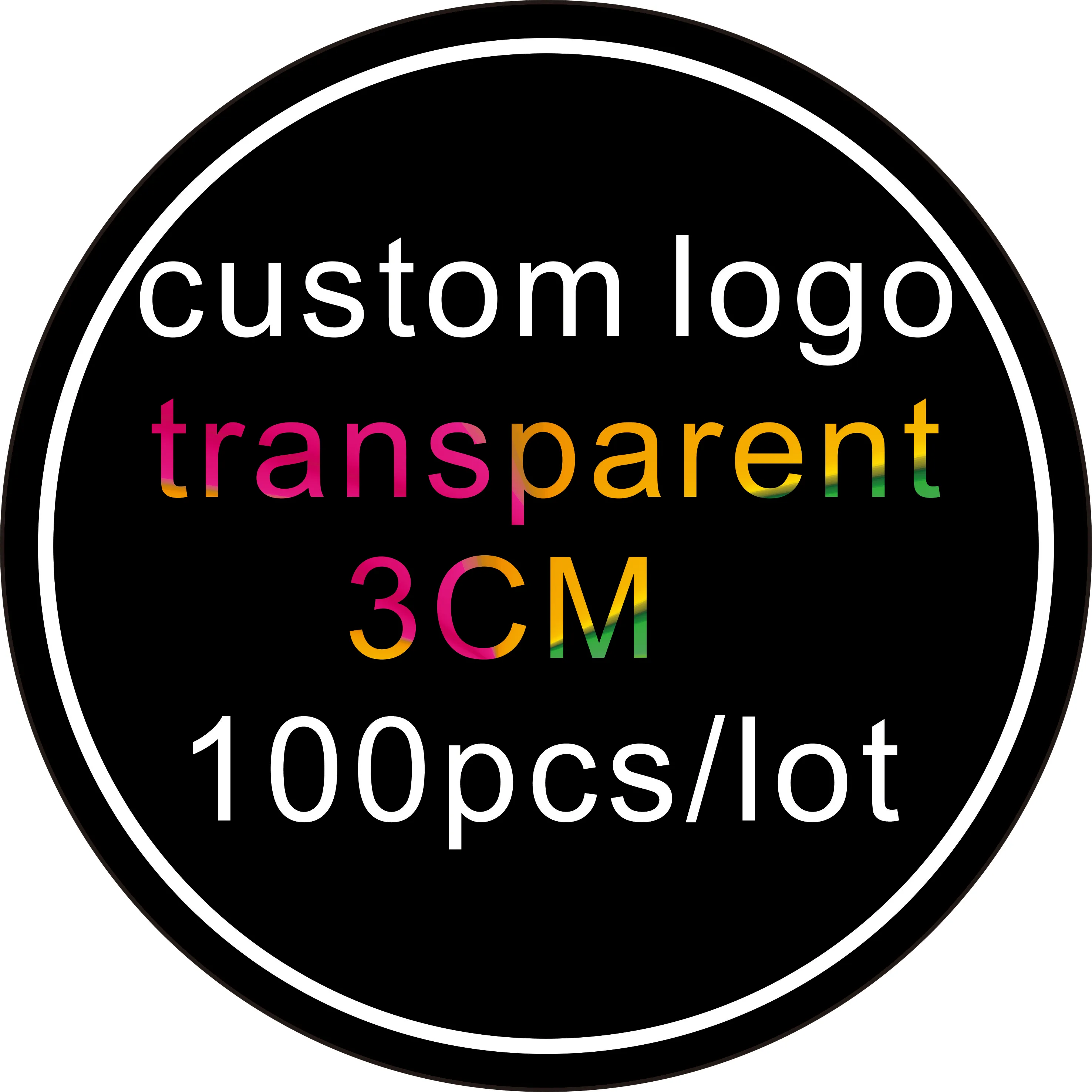 48 pcs 3*3 round stickers, square labels, custom logo sticker for your business，Custom Circle Stickers, Round Labels for product