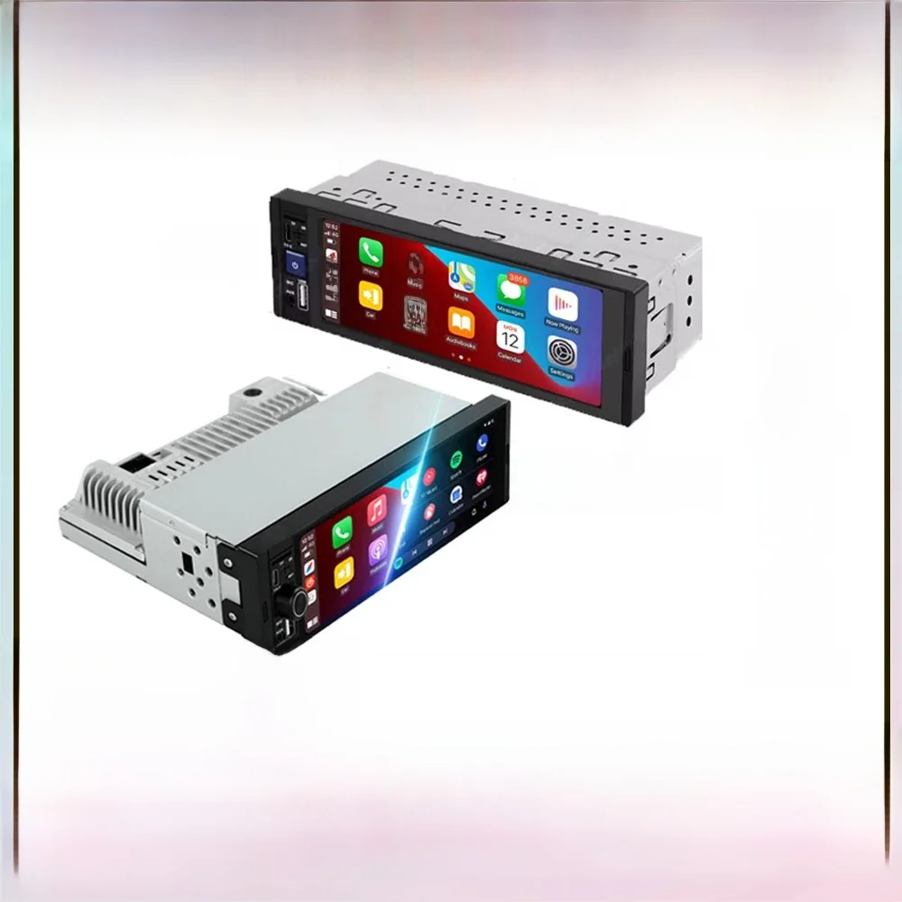 MEKEDE Universele 1din Autoradio 6.86 inch Multimedia Smart Screen Bedraad/Draadloos CarPlay Andriod Auto BT USB TF FM Autoradio - afbeelding 2