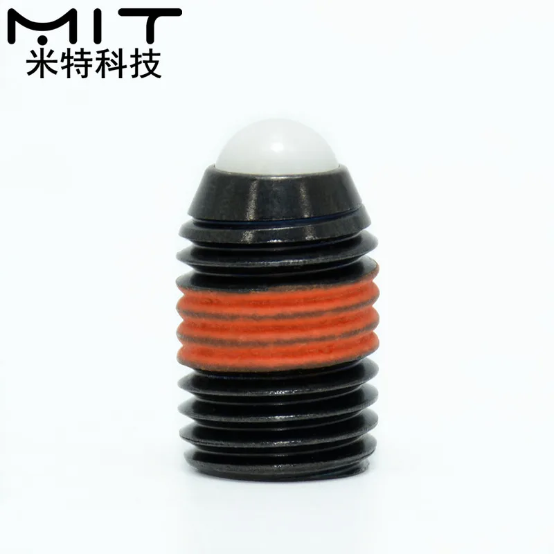 1pcs Carbon steel Ball Plunger spring Ball Point set screw Ball beads M3/M4/M5/M6/M8/M10/M12/M16 M/Coarse*Length