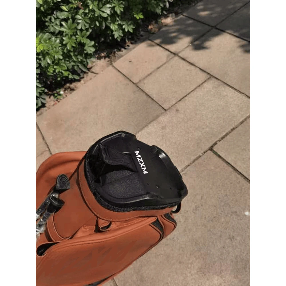 2024 Golf Bag Korean Style Multi-Fuction Waterpoof Golf Caddy Bag Ultra-light High Quality Leather and Fabric Golf Club Bag