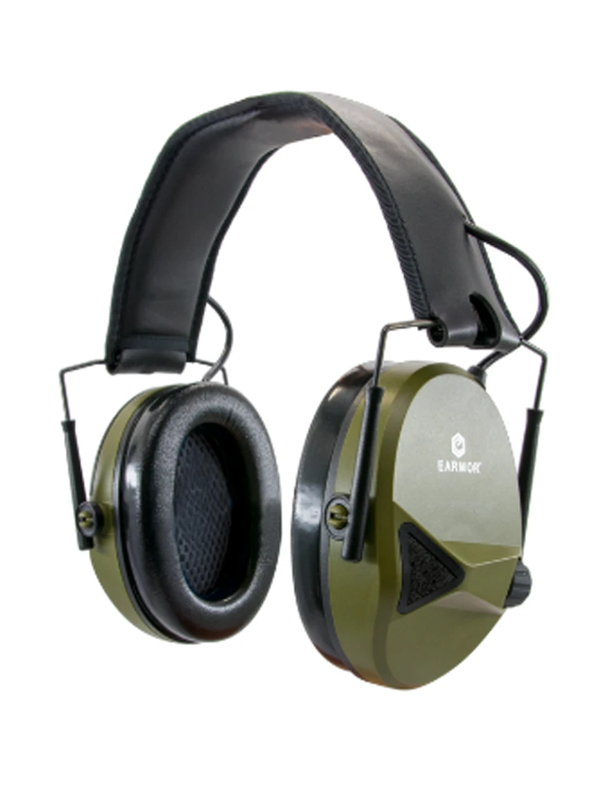 Design eletrônico earmuffs earmor m30 tiro defensores da orelha tático cancelamento de ruído fones proteção auditiva earmuffs