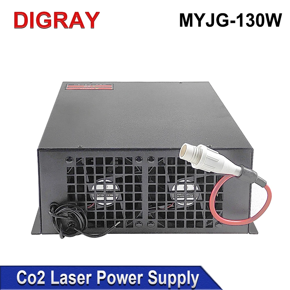 DIGRAY 130W Co2 Laser Power Supply MYJG-150W for 130W 150W Laser Cutting and Engraving Machine