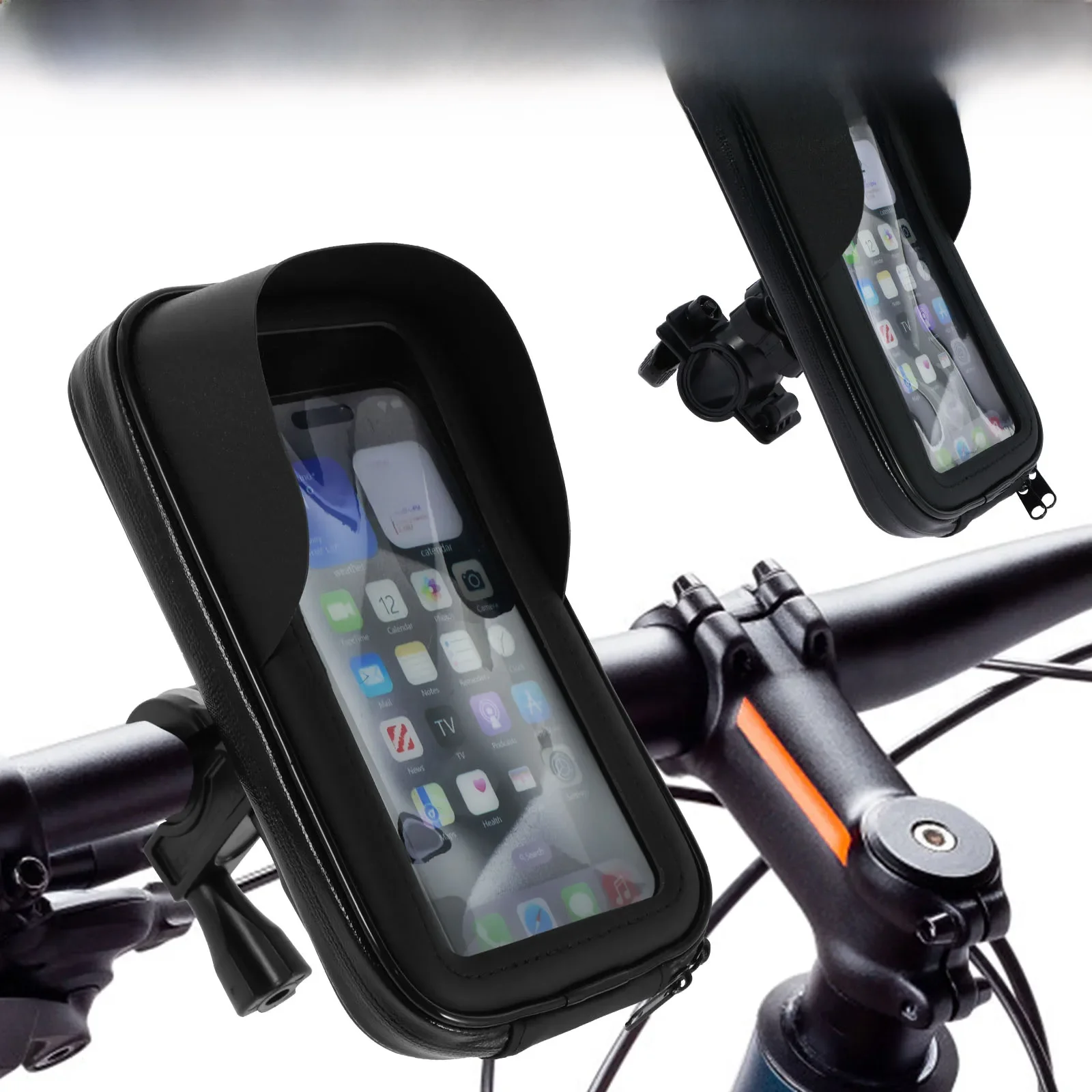 AliExpress 360° Rotatable Bike Phone Holder Bag Waterproof Motorcycle Handlebar Bag Bicycle Pouch Touch Screen