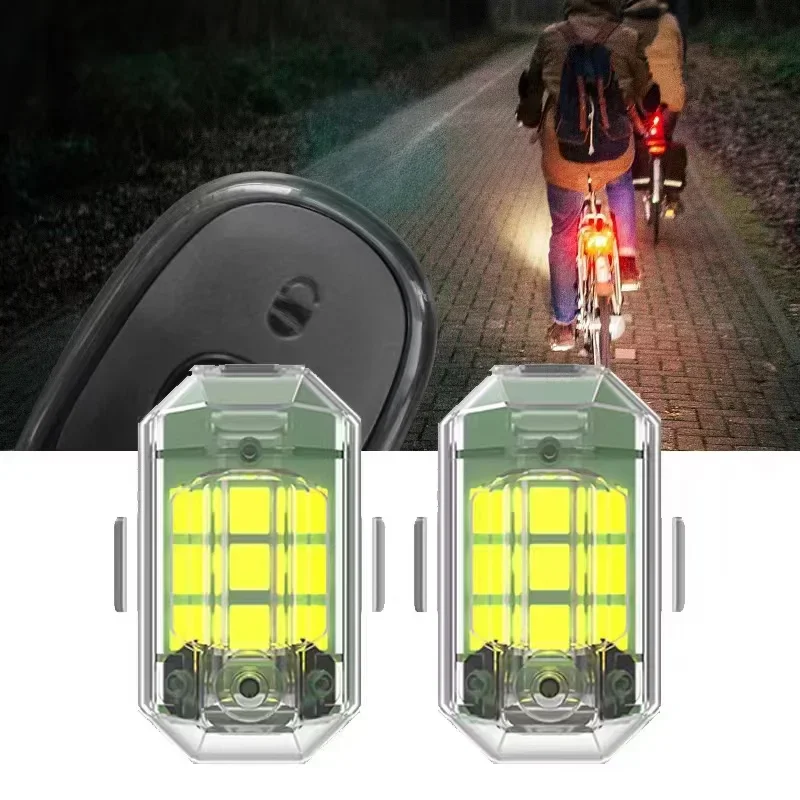 AliExpress Wireless LED Drone Strobe Light for Motorcycle Car Bike Remote Control Anti-collision Warning Light