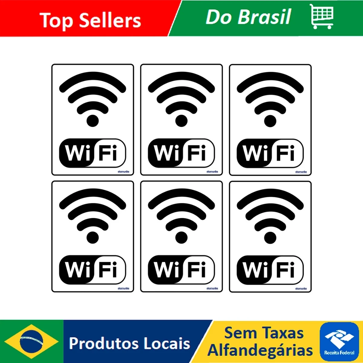 Combo 6 Wi-Fi Signaling Boards 15x20 Ekomunike - S-235/1 F9e