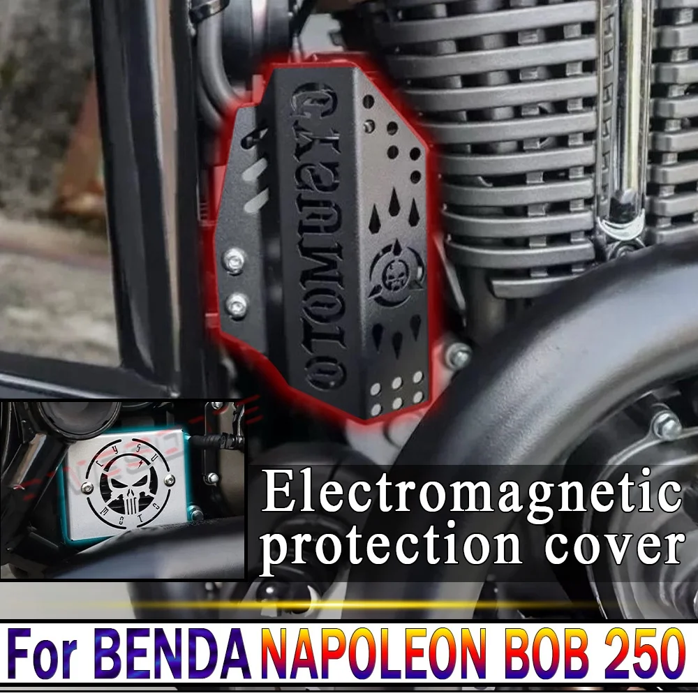 Electromagnetic And Carbon Canister Cover For Fit BENDA NAPOLEON BOB 250