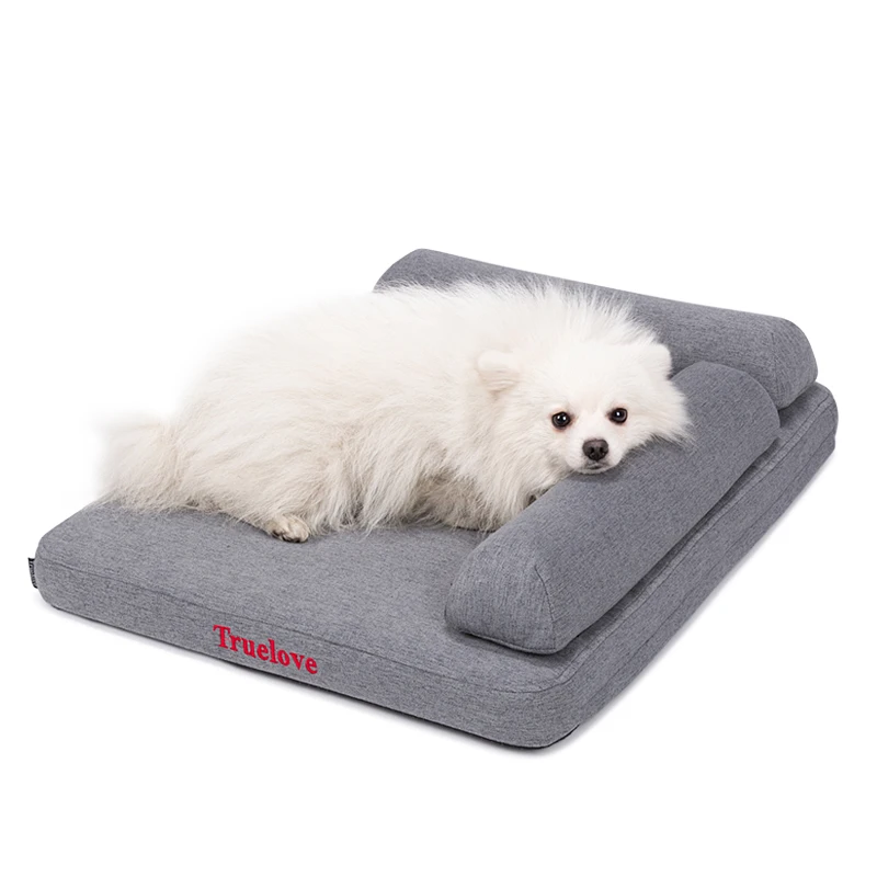 

Winhyepet L Shaped Dog Sofa, Pet Bed, Kennel, Comfortable, Sleeping, Cat, Super Soft, Removable and Washable