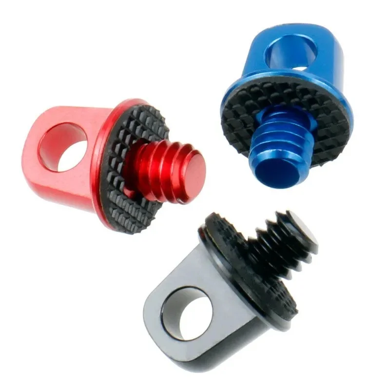 Boucle de sécurité d'épaule, vis métallique 1/4, sangle rapide, anneau de connexion sécurisé, accessoires d'appareil photo pour Canon Nikon Sony, 2 pièces