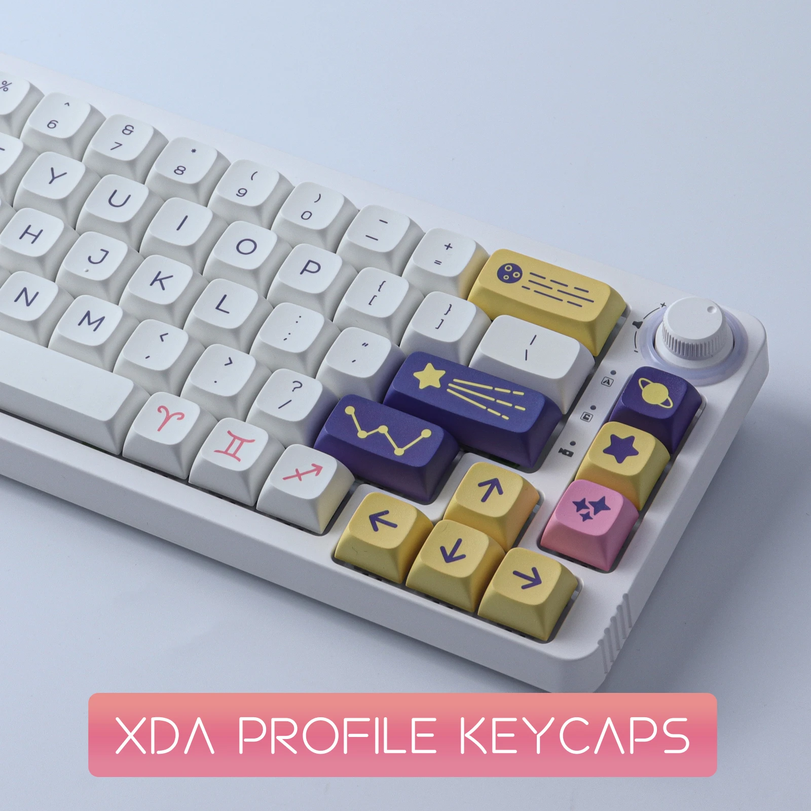 GMK Astrology Keycap 133 Key PBT Dye-Sublimation XDA Profile Japanese Keycaps for Cherry Gateron MX Switches Mechanical Keyboard