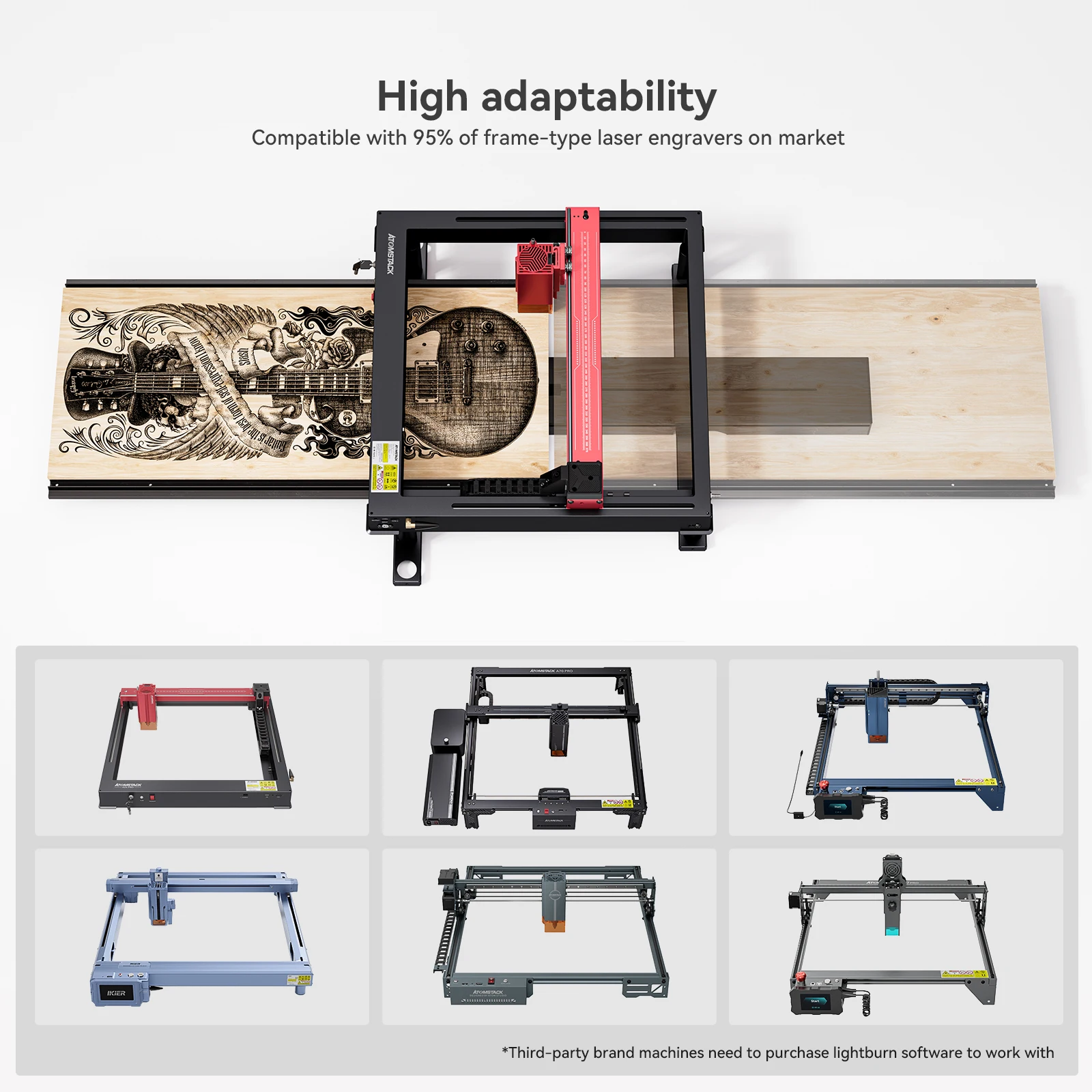 Atomstack R5 Automatic Conveyor Feeder For A12 A24 X24 S40 X40 A70 X70 S30 X30 X20 A20 S10 A10 X7 PRO Laser Engraving Machine