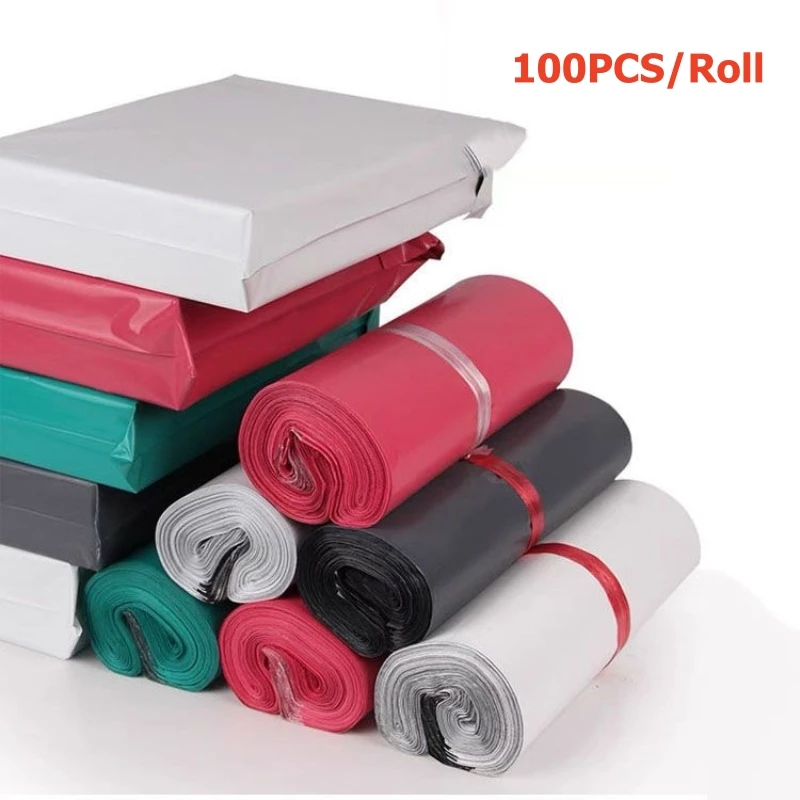 100pcs-plastic-shipping-bags-98inchx137inch-express-envelope-storage-mailing-bags-self-adhesive-seal-courier-bag-25cmx35cm