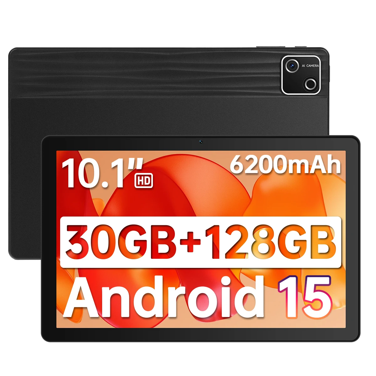 BUFO G13 10.1 Inch Android 15 Tablet 30(6+24)GB+128GB 6200mAh OctaCore IPS HD Display Widevine L1 US Local Warehouse Stock