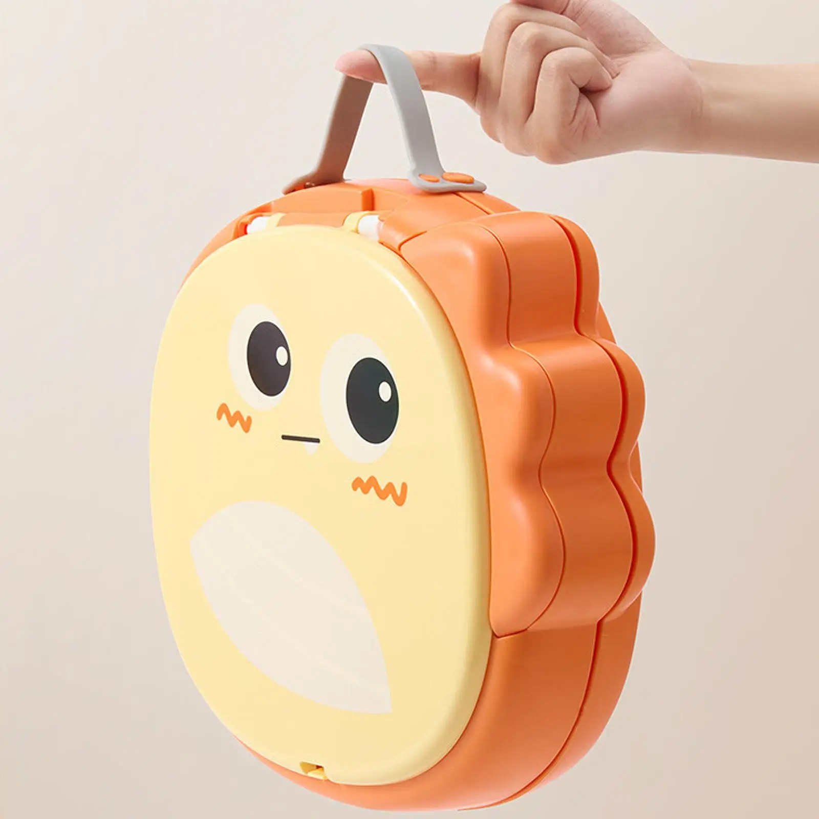Foldable Baby Potty Chair Seat with Handle Portable Travel Toilet Training Seat for Infants - Indoor Outdoor Home Car Use