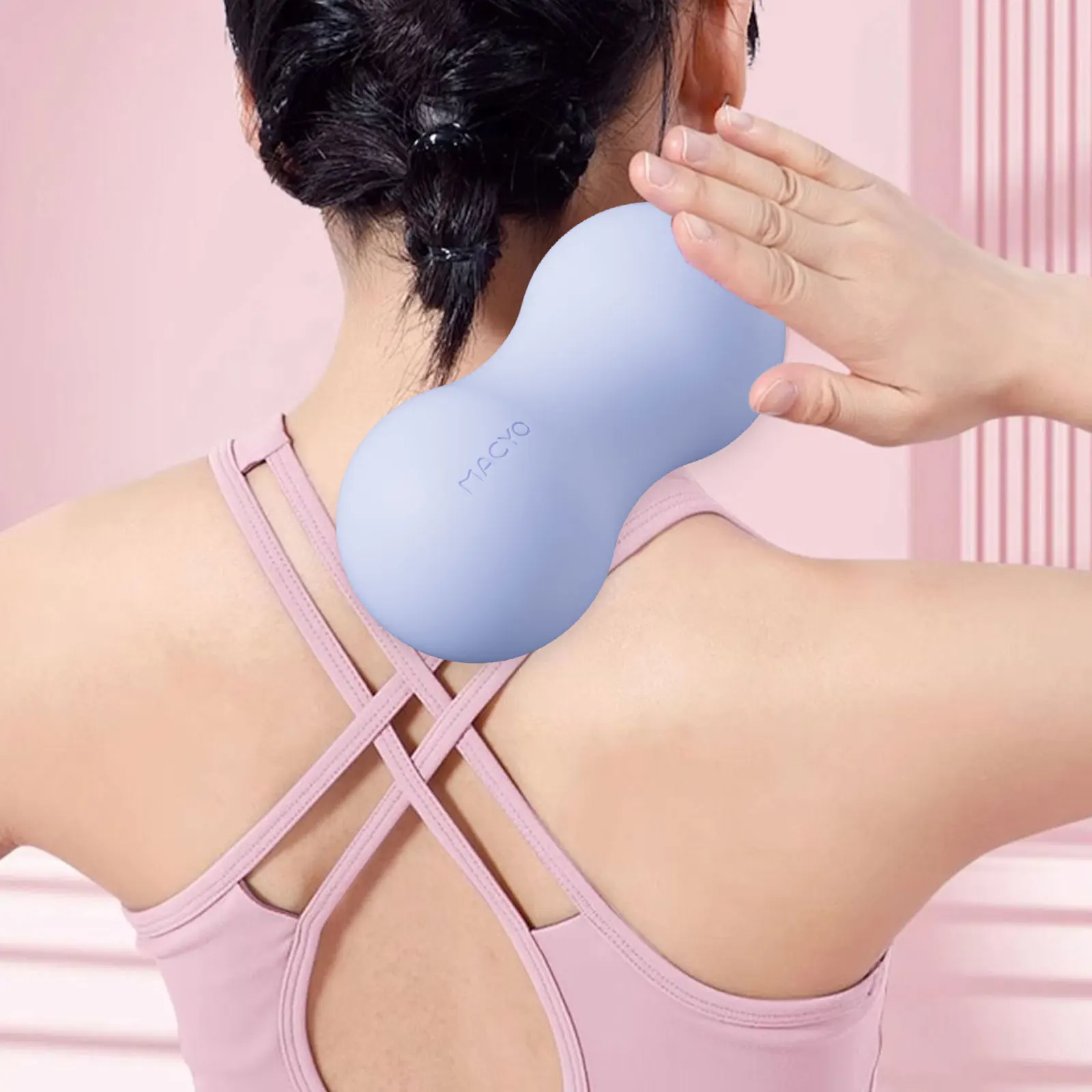 

Professional Peanut Massage Ball for Deep Tissue Myofascial Release Yoga Fitness Ball for Back Neck Shoulder Office Home Gym