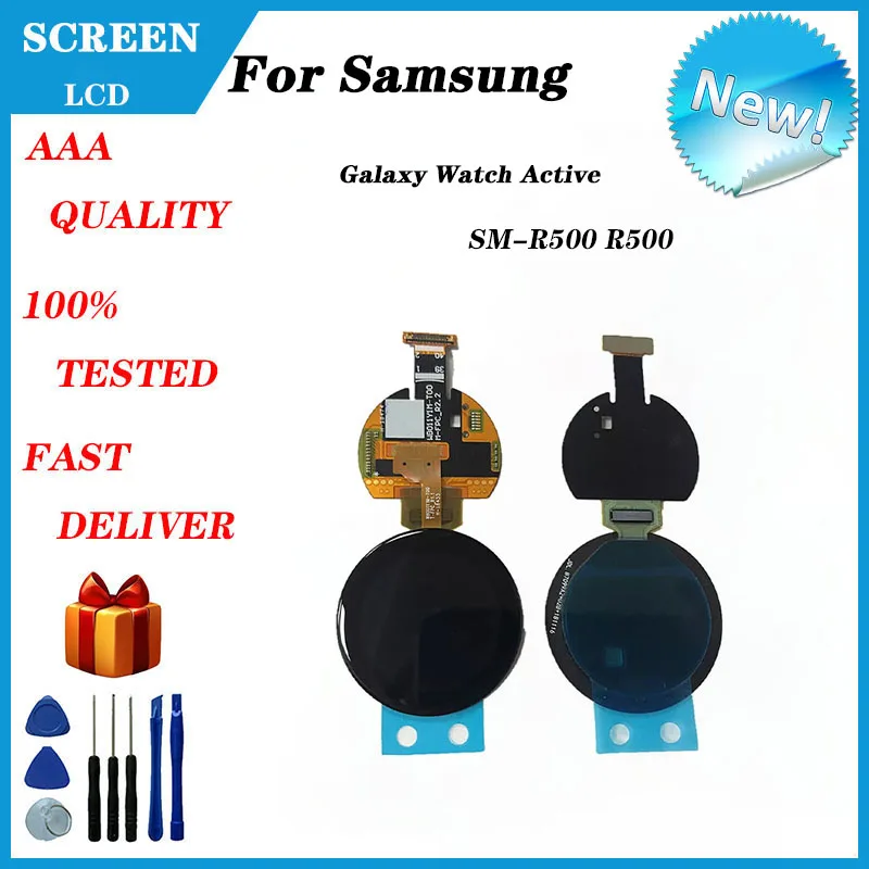 For Samsung Watch Active SM-R500 R500 LCD Screen Display 40mm Replacement And Repair Parts